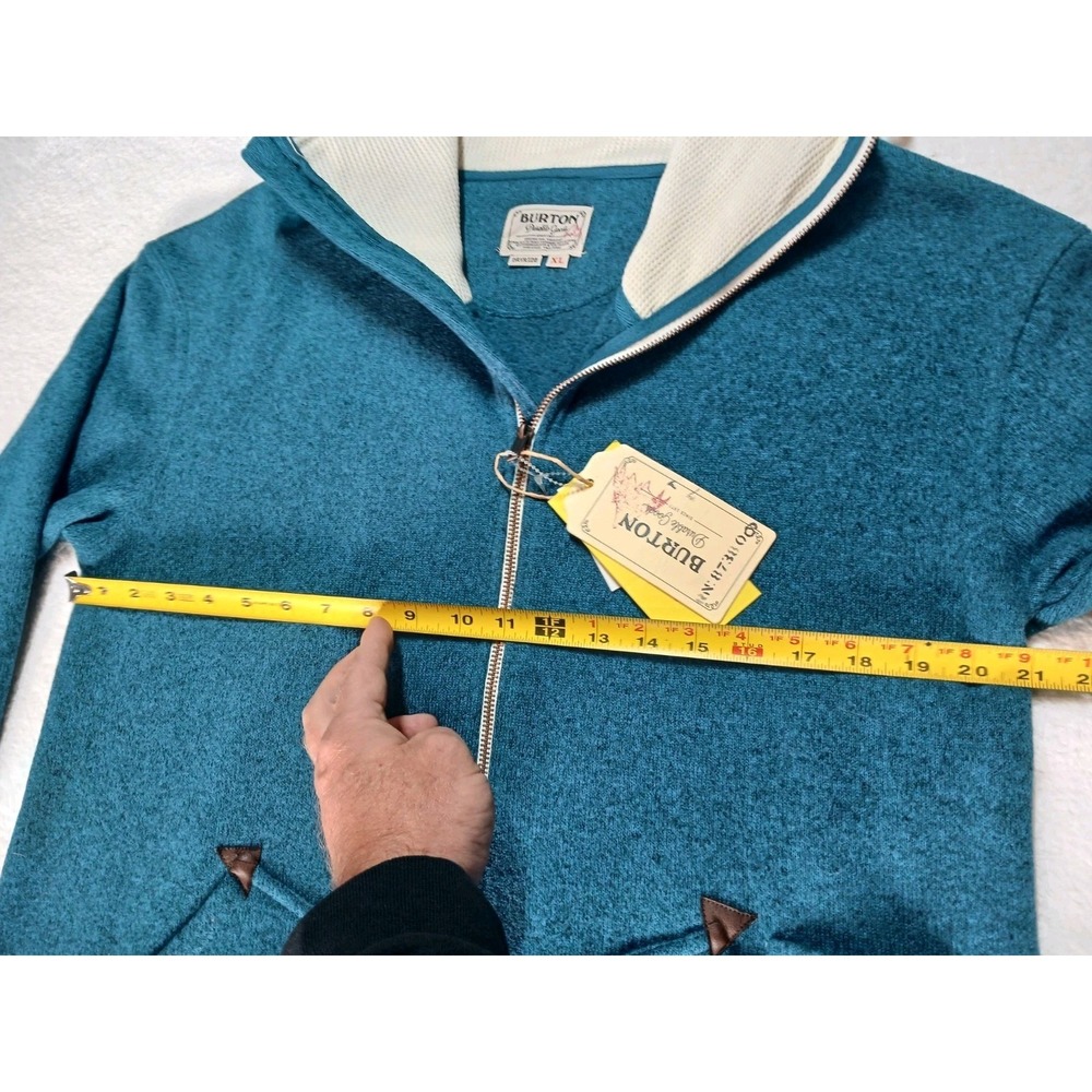 Burton Minxy Full-Zip Fleece Hoodie Jaded Heather Womens Size XL New With Tags - Picture 7 of 9